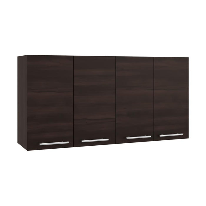 Gabinete Superior Frello 120, Nogal, con Cuatro Puertas Batientes ZF