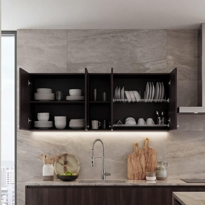 Gabinete Superior Estrella, Kronos Nogal, con Cuatro Puertas Batientes ZF