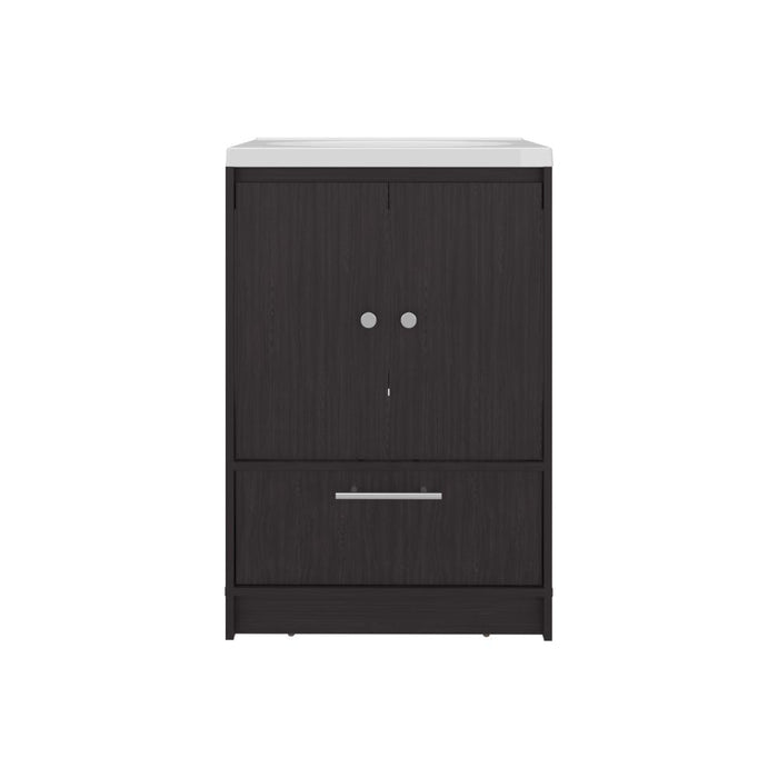 Mueble Para Lavamanos Madison, Wengue, Incluye Lavamanos Praia 60 ZF