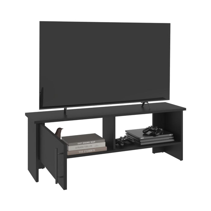 Mesa Para Tv Navi, Wengue, Para Televisor Hasta 55 Pulgadas Con Puerta ZF