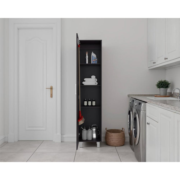 Mueble de Aseo Vinto,  Wengue, Con colgador de escobas ZF