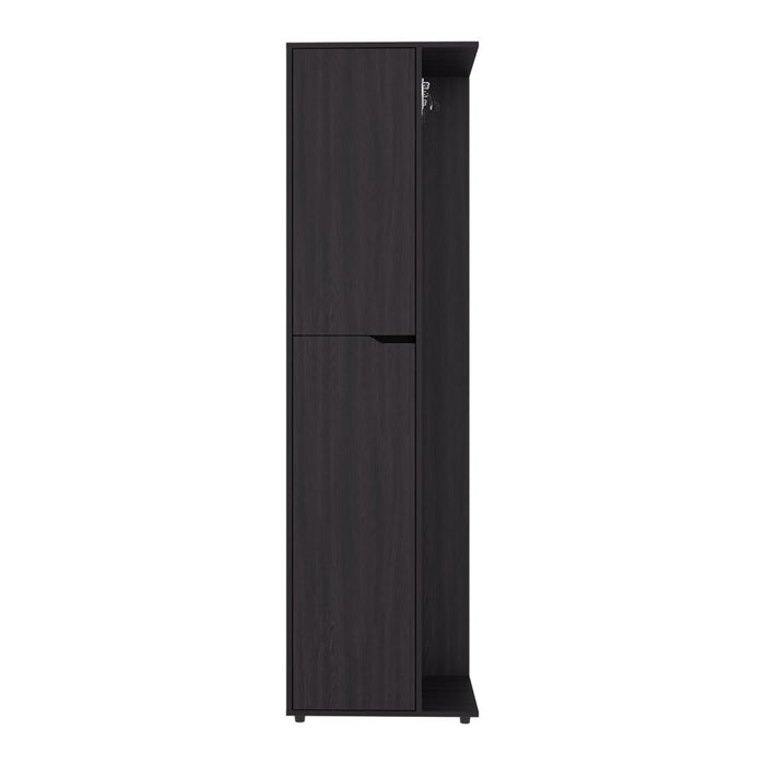 Mueble de Aseo Cruella, Wengue, Incluye colgador para escobas ZF