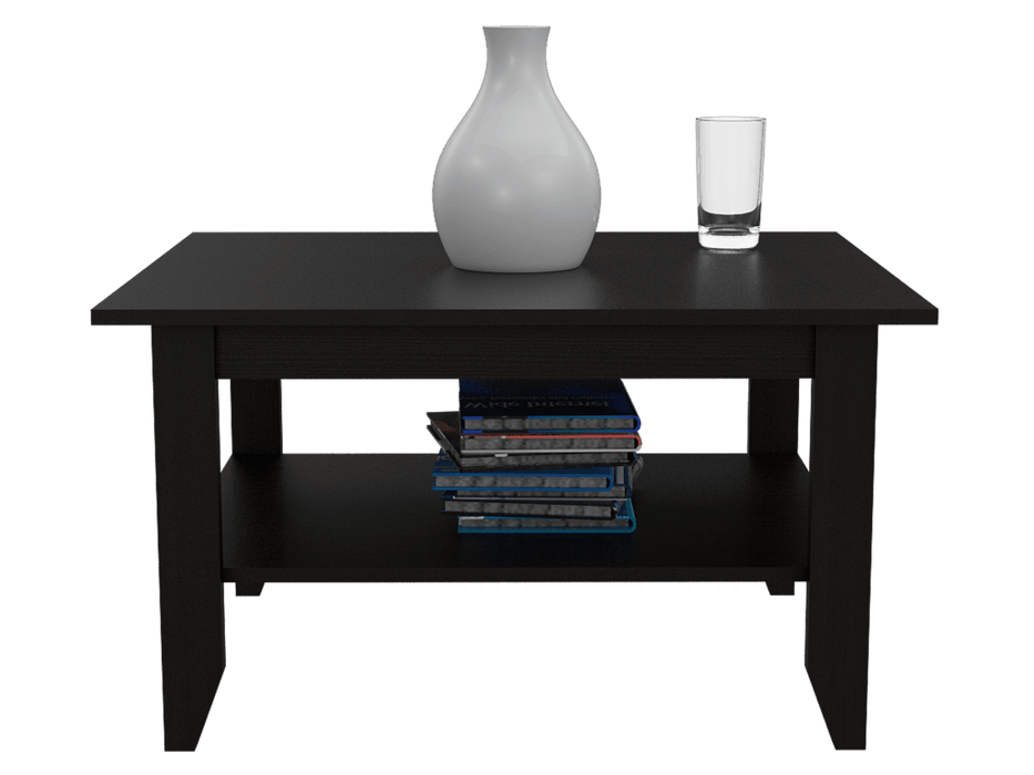Mesa de Centro Sarume, Wengue, con Entrepaño Inferior