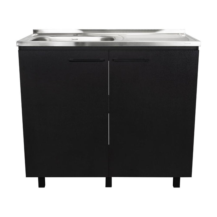 Gabinete Inferior Cantabria, Wengue, Ideal Para Espacio Reducidos ZF