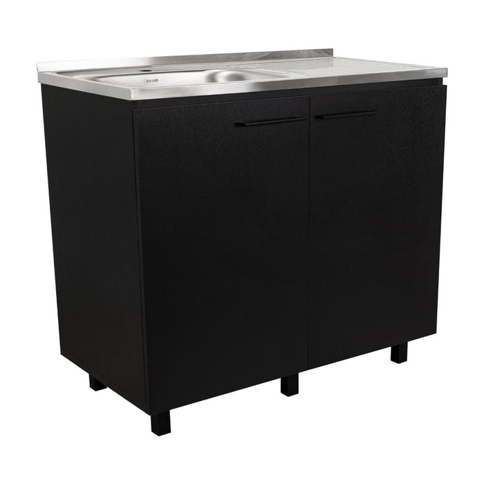 Gabinete Inferior Cantabria, Wengue, Ideal Para Espacio Reducidos ZF