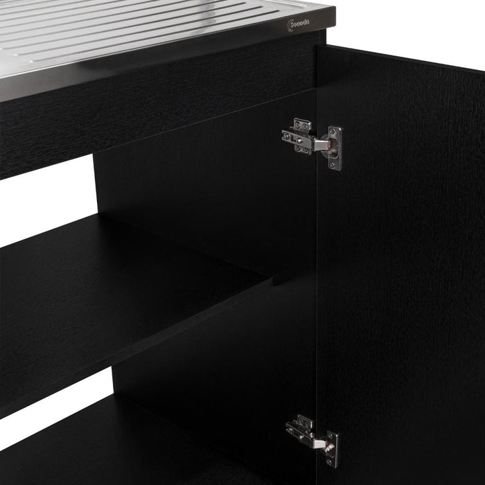 Gabinete Inferior Cantabria, Wengue, Ideal Para Espacio Reducidos ZF