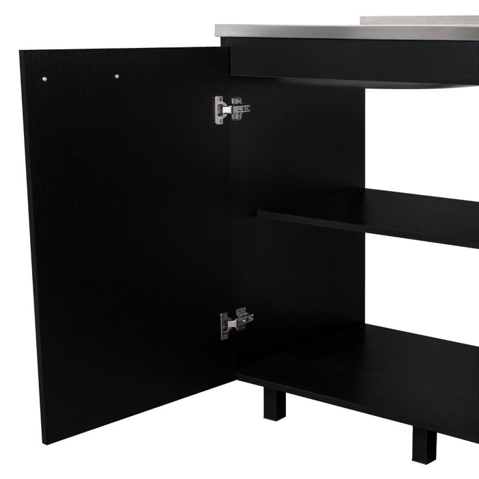 Gabinete Inferior Cantabria, Wengue, Ideal Para Espacio Reducidos ZF