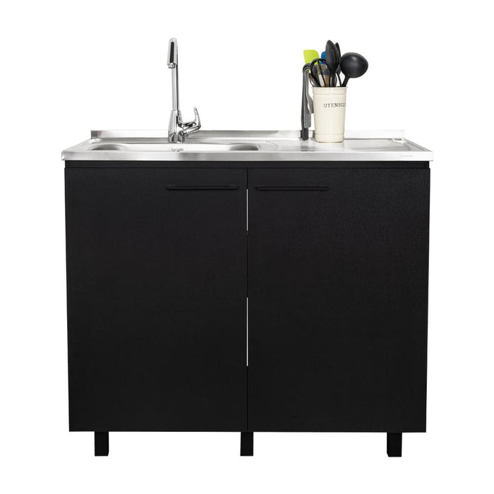 Gabinete Inferior Cantabria, Wengue, Ideal Para Espacio Reducidos ZF