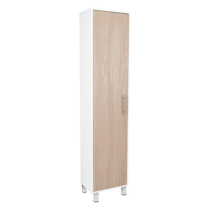 Mueble de Aseo Jalisco, Blanco, con Cuatro Entrepaños y Amplio Espacio de Almacenamiento