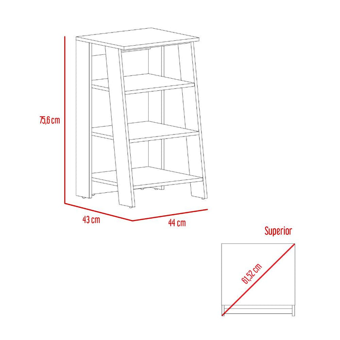 Gabinete de Baño Aqua 3 Pequeño, Blanco Vainilla y Fresno Europeo, Con Variedad De Entrepaños
