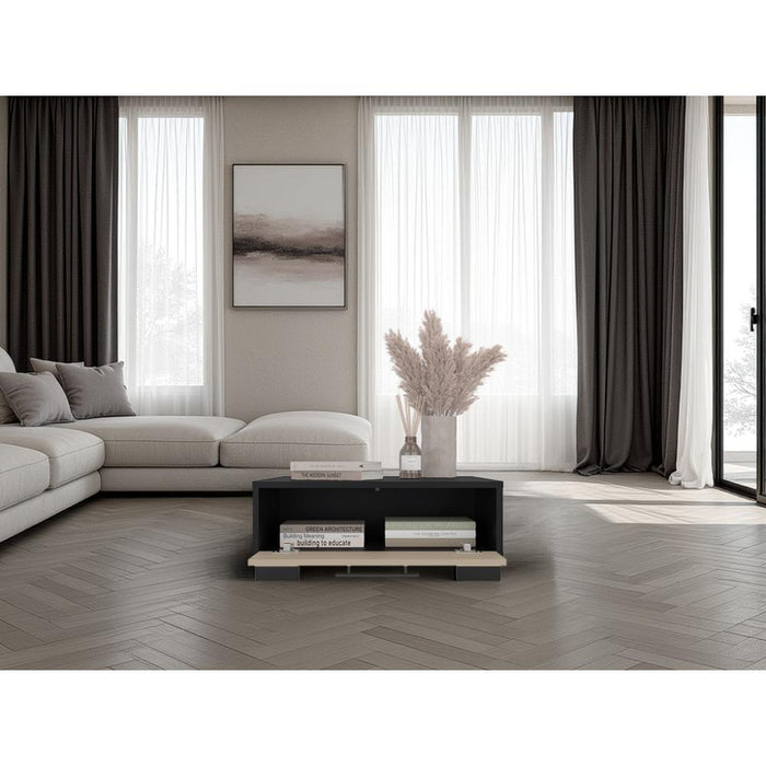 Mesa de Centro Marsel, Wengue y Cartagena, con Una Puerta Abatible ZF
