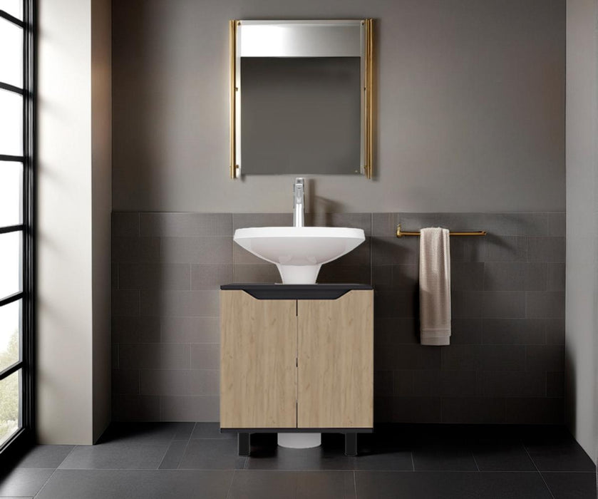 Mueble Para Lavamanos Marlo, Kronos Wengue y Kronos Fresno, No incluye Lavamanos