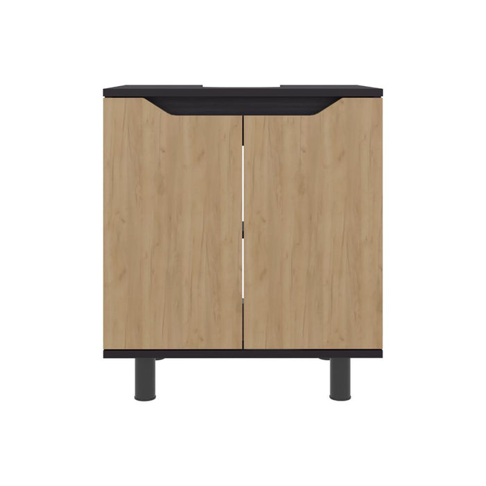 Mueble Para Lavamanos Marlo, Kronos Wengue y Kronos Fresno, No incluye Lavamanos