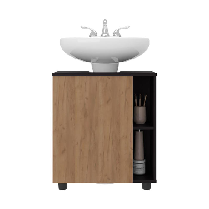 Mueble Para Lavamanos Pascuale, Wengue y Fresno Europeo, No incluye Lavamanos ZF