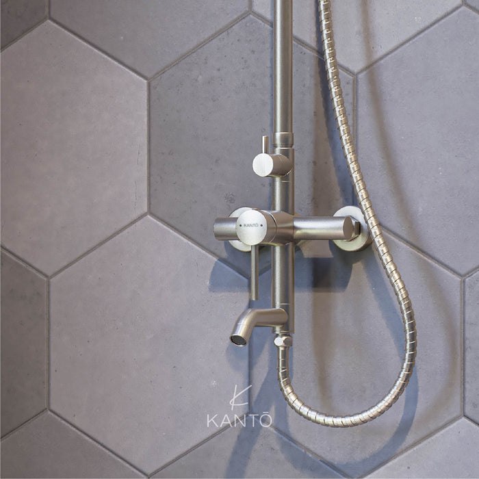 Columna de ducha Advance stainless steel marca Kanto