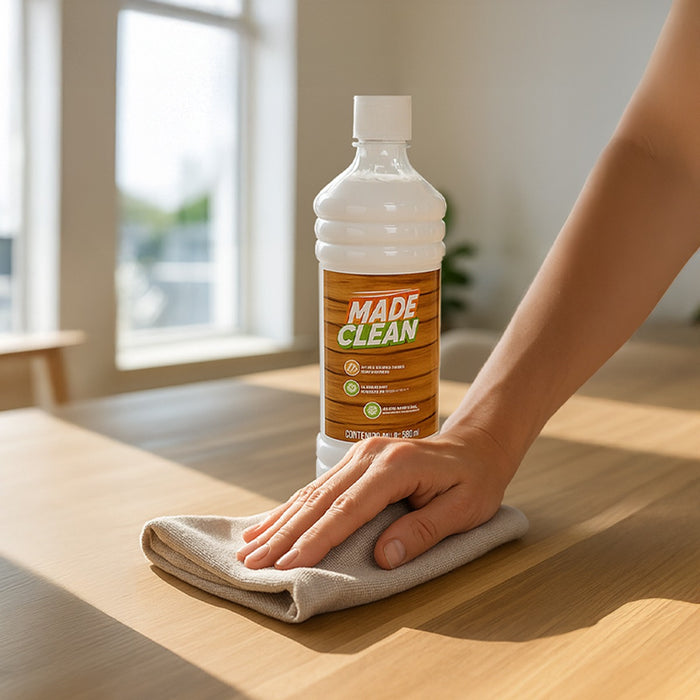 Limpiador biodegradable para superficie de madera natural y laminada 800 ml