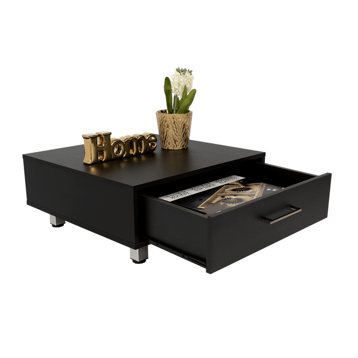 Mesa de Centro Ascher, Wengue, con Un Cajón