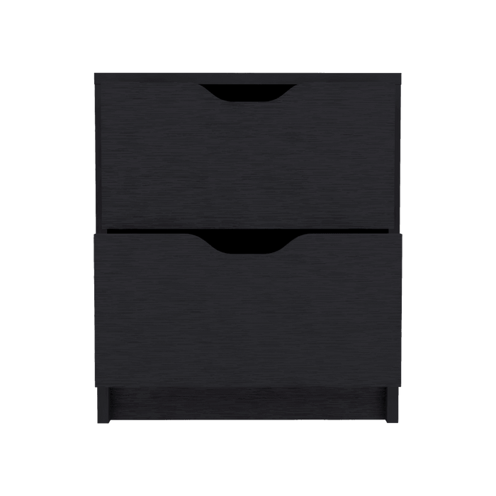 Mesa de Noche Brasilia,Wengue, con Diseño Practico, Funcional y Moderno