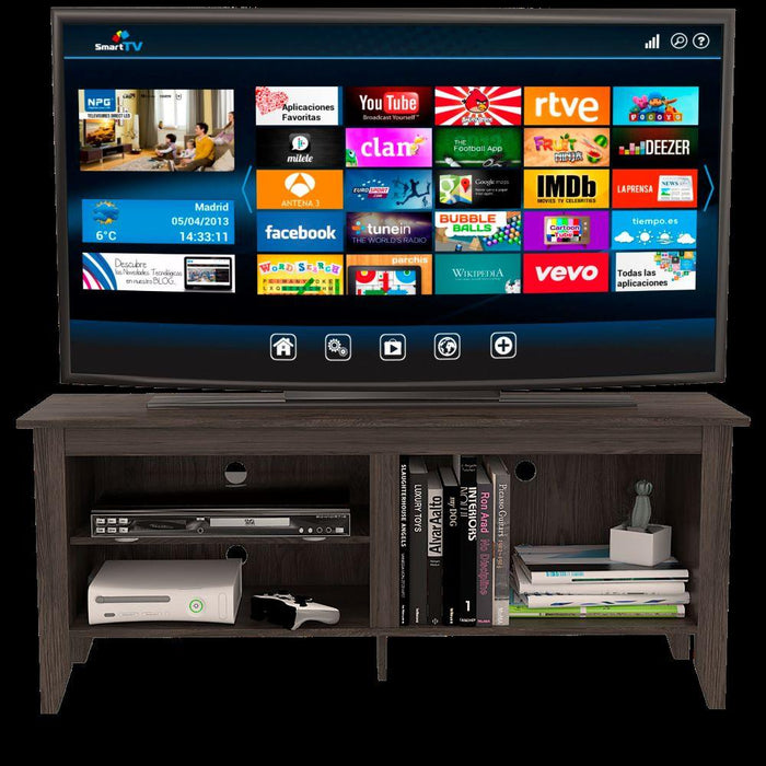 Mesa para Tv Delhi, Milan, Con Variedad de Entrepaños