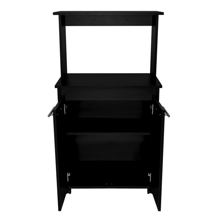 Módulo Microondas Delfi, Wengue, con Dos Puertas Batientes