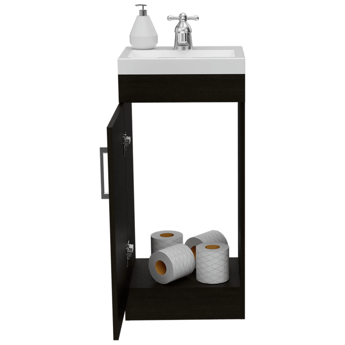 Mueble para Lavamanos Oporto, Wengue, Incluye Grifería