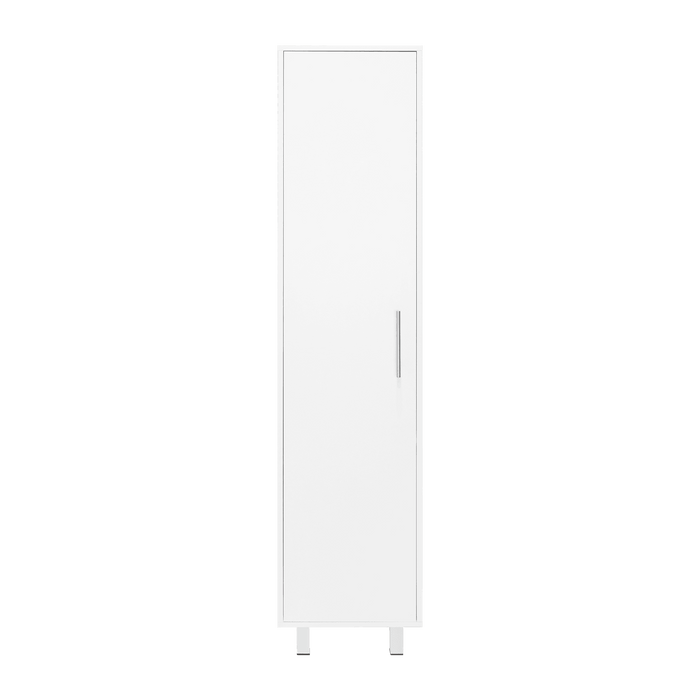 Mueble de Aseo Jalisco, Blanco, Gran Espacio Para Almacenar articulos de Aseo, con Colgadero de Escobas  ZF