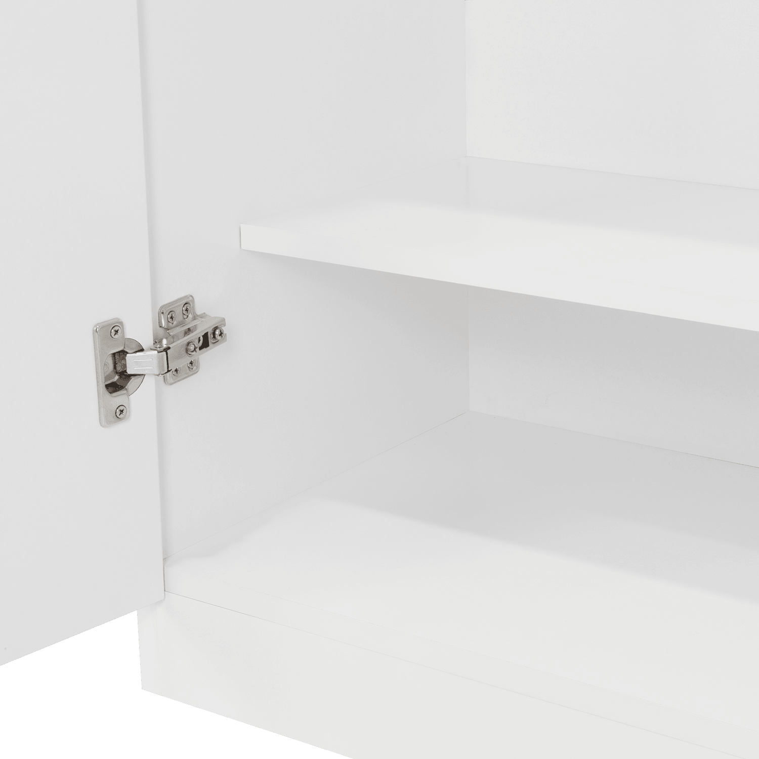 Alacena Varese, Blanco, con dos puertas y múltiples entrepaños