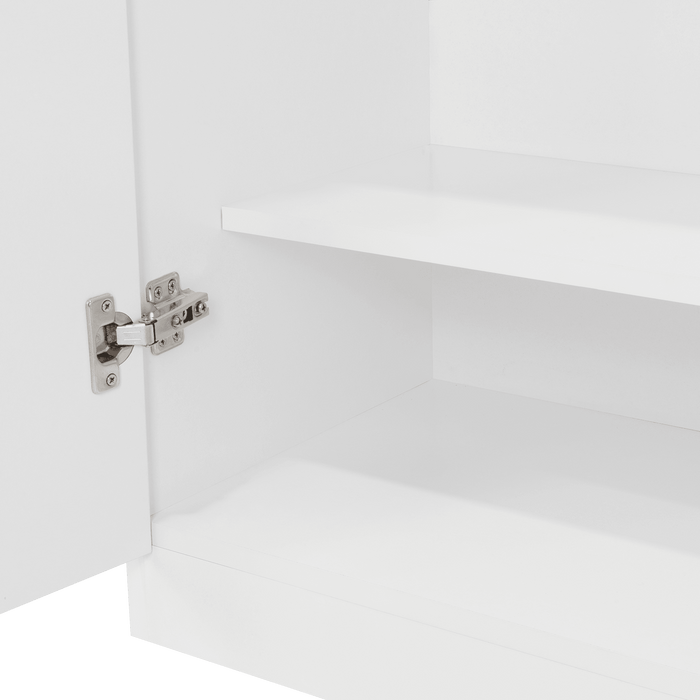 Alacena Varese, Blanco, con dos puertas y múltiples entrepaños