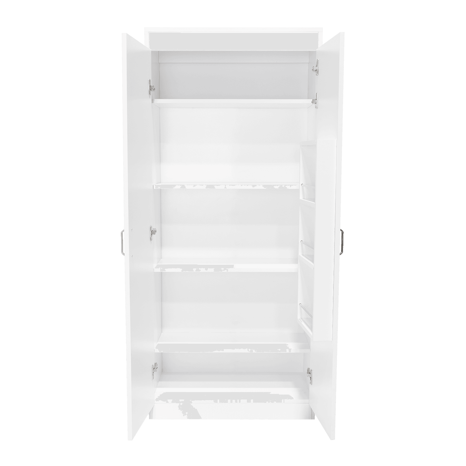 Alacena Varese, Blanco, con dos puertas y múltiples entrepaños
