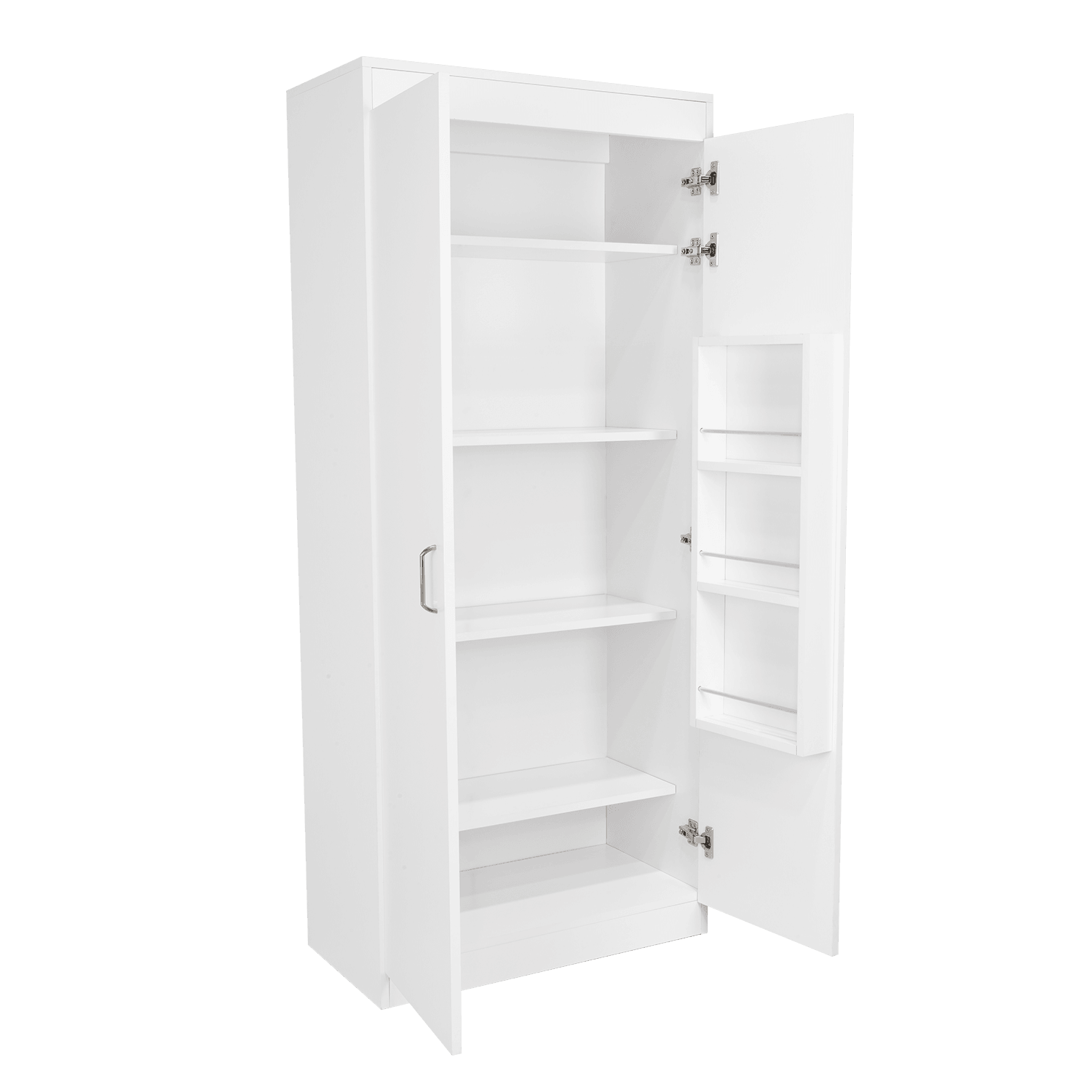 Alacena Varese, Blanco, con dos puertas y múltiples entrepaños