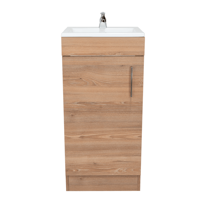 Mueble para Lavamanos Oporto, Miel, con Una Puerta Abatible
