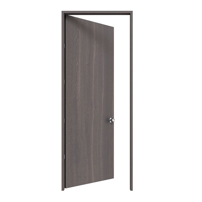 Puerta de madera melaminica veta vertical color Milán 70 cm x 235 cm