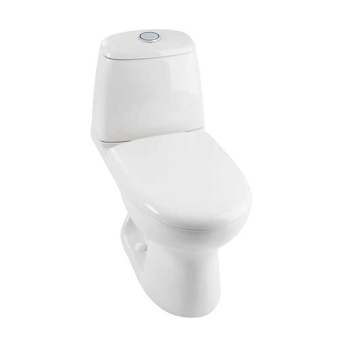 Sanitario ecoclean single blanco marca corona