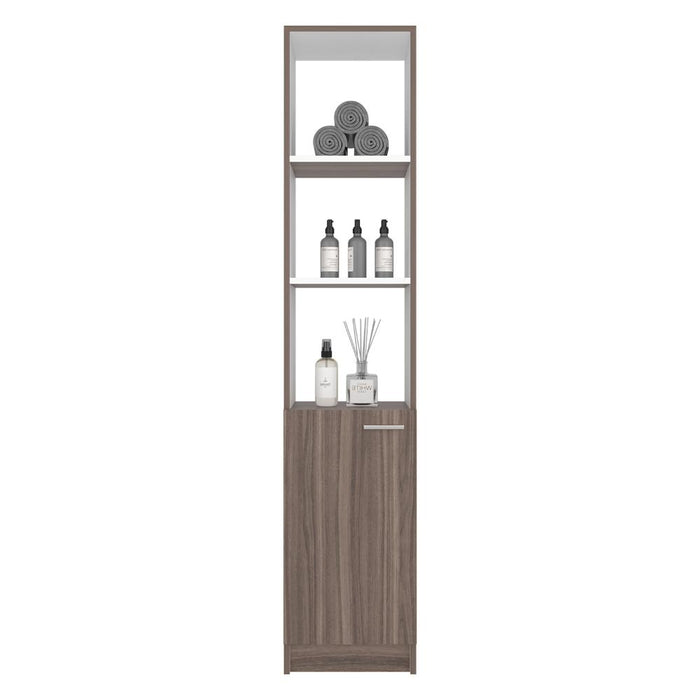 Organizador de Baño Aqua, Avellana y Blanco, con Variedad de Entrepaños ZF