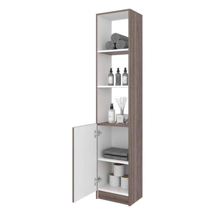 Organizador de Baño Aqua, Avellana y Blanco, con Variedad de Entrepaños ZF