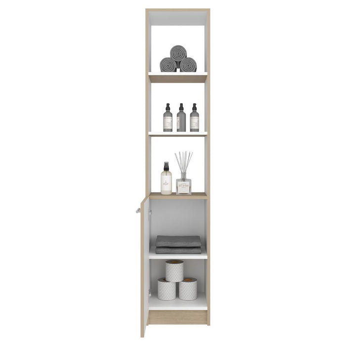 Organizador de Baño Aqua, Cartagena y Blanco, con Variedad de Entrepaños ZF