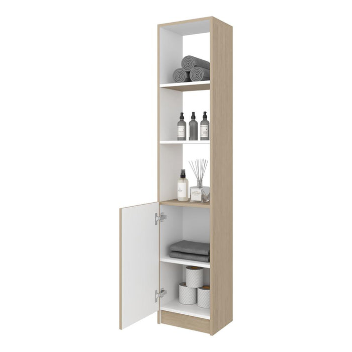 Organizador de Baño Aqua, Cartagena y Blanco, con Variedad de Entrepaños ZF