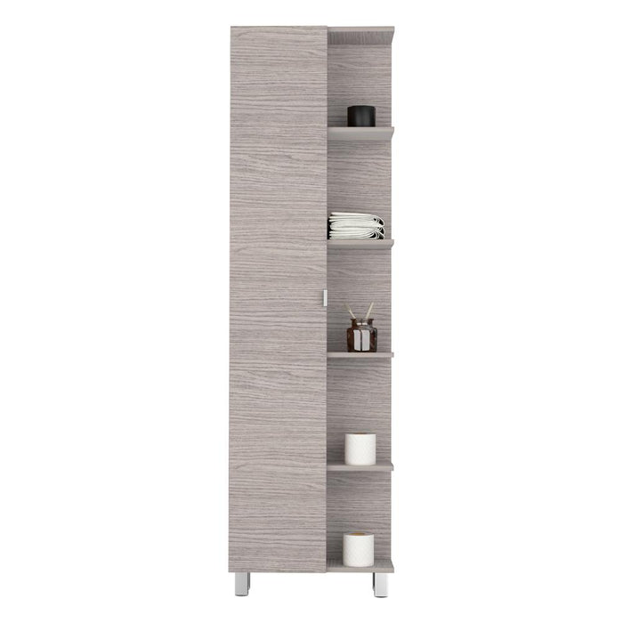 Mueble Esquinero Aqua, Positano y Blanco, con Variedad de Entrepaños ZF