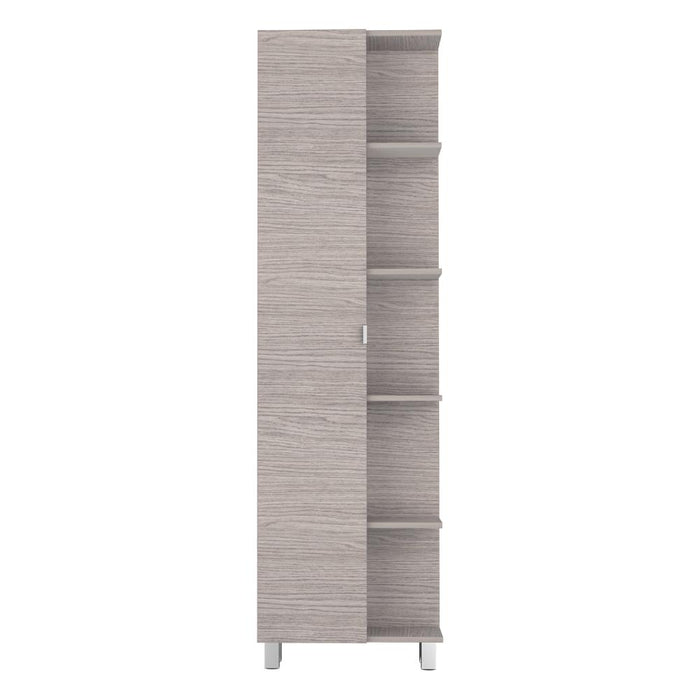 Mueble Esquinero Aqua, Positano y Blanco, con Variedad de Entrepaños ZF