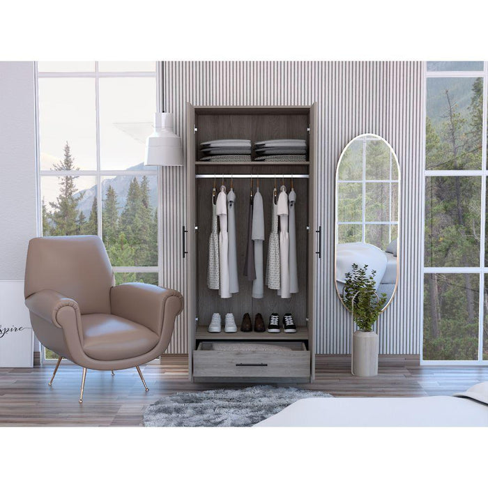 Closet Omaira, Humo, Con Entrepaños y  Amplios Cajones    ZF