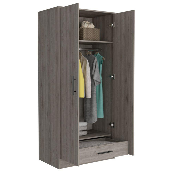 Closet Omaira, Humo, Con Entrepaños y  Amplios Cajones    ZF
