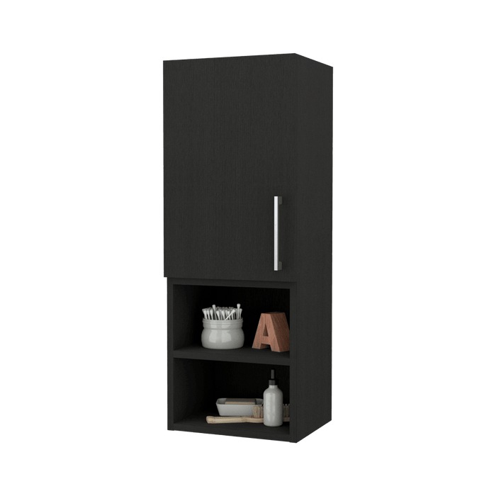 Gabinete de Baño Oporto, Wengue, con espacio para guardar objetos de aseo personal ZF