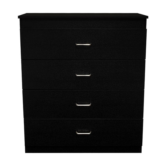 Organizador Marino, Wengue, con Cuatro Cajones Organizadores y Manijas Metálicas