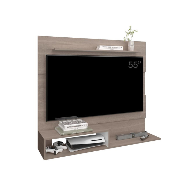Panel de Tv Beijing, Positano y Blanco, con espacio para tv 55"