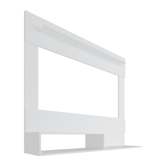 Panel de Tv Ascher, Blanco, con Espacio Para Televisor de Hasta 55 Pulgadas ZF