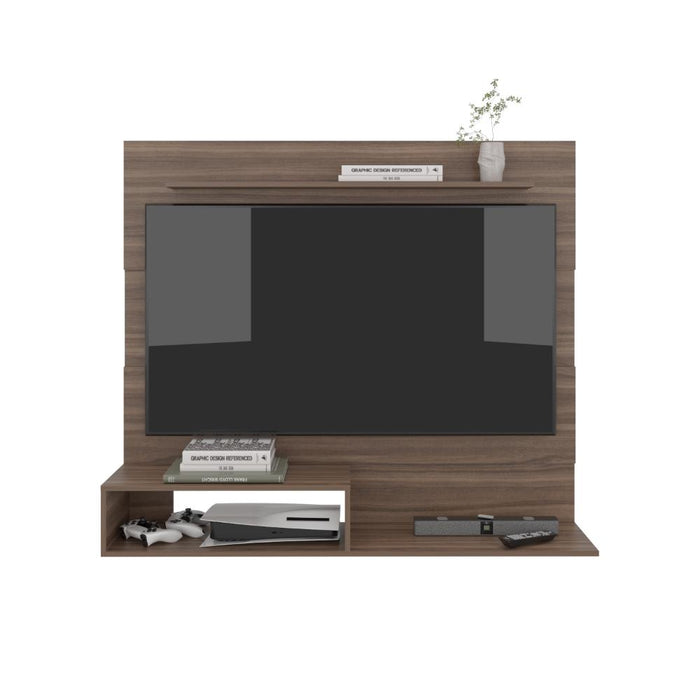 Panel de Tv Ascher, Avellana, con Espacio Para Televisor de Hasta 55 Pulgadas