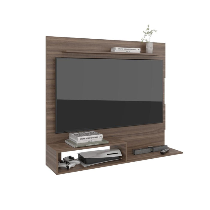 Panel de Tv Ascher, Avellana, con Espacio Para Televisor de Hasta 55 Pulgadas