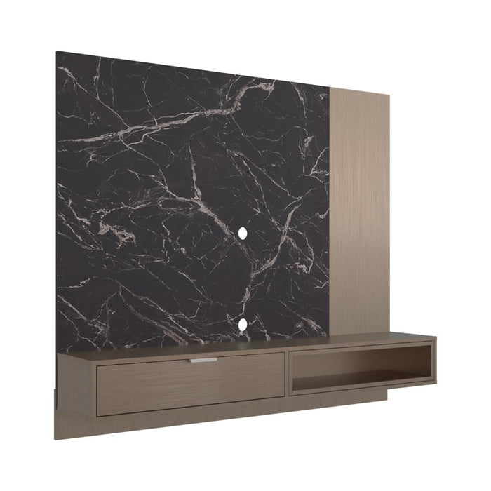 Panel de Tv Mirabella, Mamba y Ambar, Con espacio para televisor de 60 pulgadas
