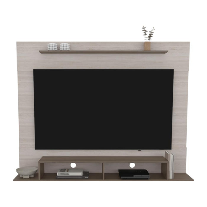 Panel de Tv Montana, Avellana y Tivoli, con Espacio Para Televisor de Hasta 75 Pulgadas