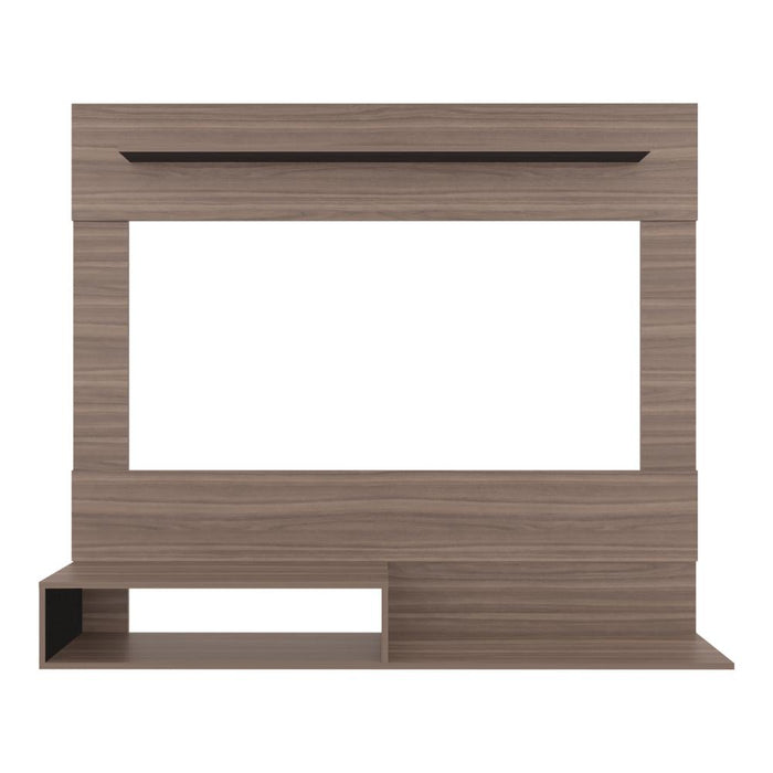 Panel de Tv Ascher, Avellana y Wengue con Espacio Para Televisor de Hasta 70 Pulgadas